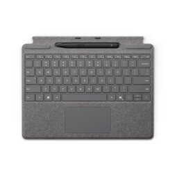 Clavier pour tablette Microsoft Clavier Signature Platine + Stylet Slim Pen 2 pour Surface Pro