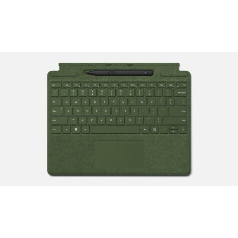 Clavier pour tablette Microsoft Clavier Signature pour Surface Pro avec stylet - Vert foret