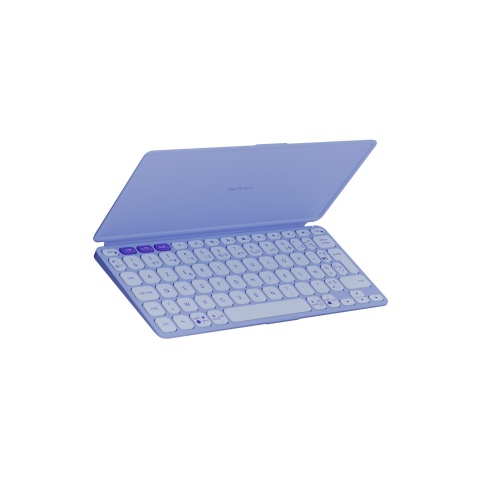 Clavier pour tablette Logitech Keys-To-Go 2, clavier Bluetooth universel - Lilas