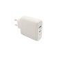 Connectique et chargeurs pour tablette Accsup Chargeur secteur + Cable USB-C 1M Blanc