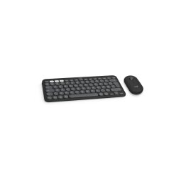 Ensemble clavier et souris Logitech Pebble 2 Combo pour Mac, clavier et souris sans fil, discrets, portables - Graphite