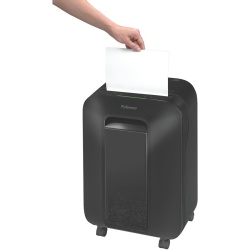 Destructeur papier Fellowes LX201 - Destructeur de documents - Coupe Microshred - 22L Noir