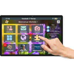 Tablette tactile Cdip FACILOTAB L RUBIS 2024 64 Go - 4G (interface Facilotab préinstallée)