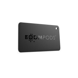 Balise connectée Boompods Finder Boomcard Noir