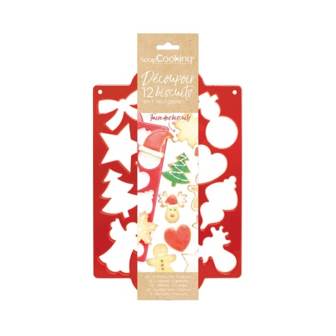 Kit à cuisiner Scrapcooking Plaque decoupoir multi ''Noel''