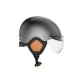 Casque avec Visière Vélo et Trottinette Helmat Style CASR, gris