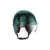 Casque vélo Casr Life Vert avec visière - L