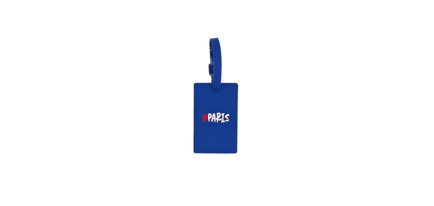 Etiquette de voyage Yello Koko Etiquette baggage Taggy #Paris Bleu