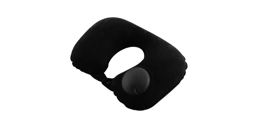 Oreiller de voyage Urban Factory COUSSIN DE VOYAGE GONFLABLE - NOIR