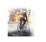 Accessoire sécurité et signalisation Tnb URBAN MOOV - LED arriere & avertisseur de freinage automatique - noir/rouge