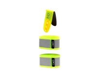 Accessoire sécurité et signalisation Tnb URBAN MOOV - Pack 2 brassards & clip reflechissants - jaune