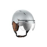 Casque vélo Casr Life Gris Bleu avec visière - M