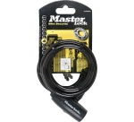 Câble antivol  à clé 1.8 m x 8 mm 2 clés noir