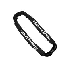 Antivol chaîne - à combinaison - 90 cm x 8 mm - noir