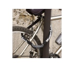 Antivol chaîne - à combinaison - 90 cm x 8 mm - noir