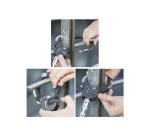 Antivol Masterlock menottes en acier trempé de 7.6cm de diamètre 1 maillon