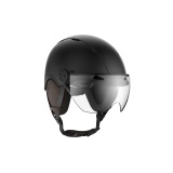 Casque avec Visière Vélo et Trottinette Helmat Style CASR, noir