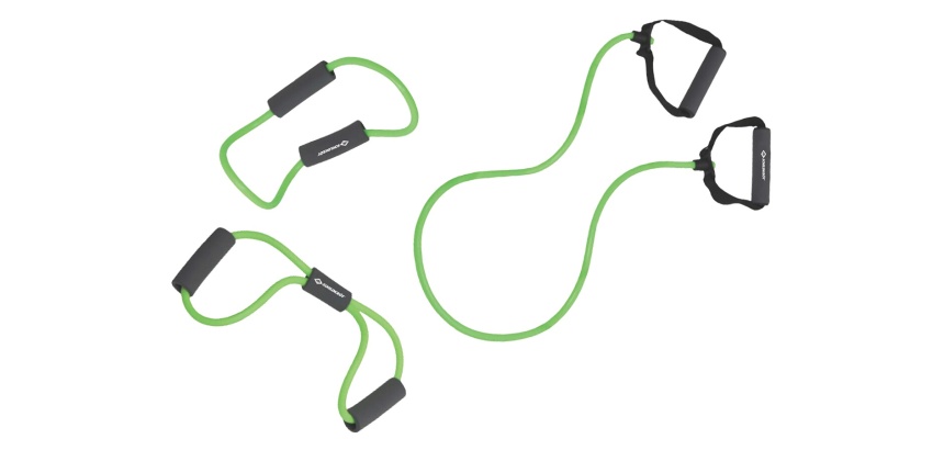 Kit de cordons de résistance, 3 pièces, noir/vert