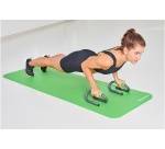 Poignée pour pompes Push Up Bars, noir/vert
