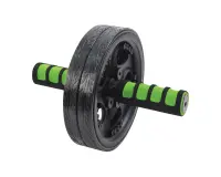Roue abdominale / AB-Roller, noir/vert