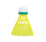 Volant de badminton Tech350, lent, jaune/vert