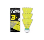 Volant de badminton Tech350, lent, jaune/vert