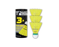 Volant de badminton Tech350, lent, jaune/vert