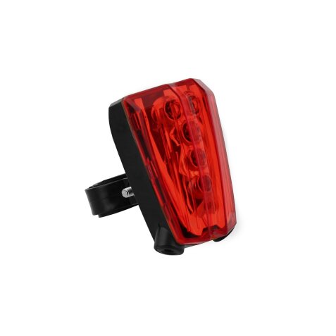 Accessoire sécurité et signalisation Tnb URBAN MOOV - LED & faisceaux arriere velo - noir/rouge