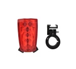Accessoire sécurité et signalisation Tnb URBAN MOOV - LED & faisceaux arriere velo - noir/rouge