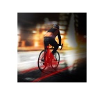 Accessoire sécurité et signalisation Tnb URBAN MOOV - LED & faisceaux arriere velo - noir/rouge