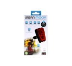 Accessoire sécurité et signalisation Tnb URBAN MOOV - LED & faisceaux arriere velo - noir/rouge