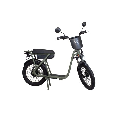 Draisienne électrique Wispeed Wimob Plus Cyclomobile léger 20’’ homologué 350W Kaki