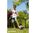 But de football pliable, noir