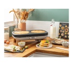 Crêpière Tefal 2 Plaques Gourmet + Livre de recettes PY900D12
