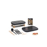 Crêpière Tefal 2 Plaques Gourmet + Livre de recettes PY900D12