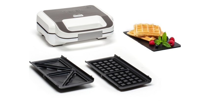 Gaufrier / croque-monsieur Tefal SNACK XL 2 JEUX DE PLAQUES GAUFRES & CROQUE-MONSIEUR 850 W SW701110
