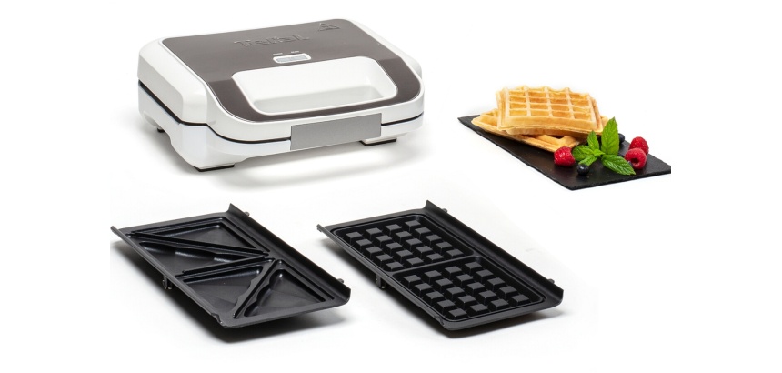 Gaufrier / croque-monsieur Tefal SNACK XL 2 JEUX DE PLAQUES GAUFRES & CROQUE-MONSIEUR 850 W SW701110