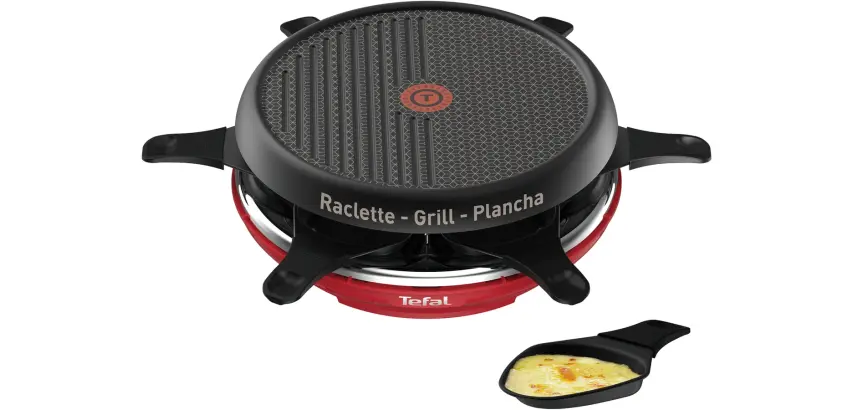 Raclette Tefal COLORMANIA 3 EN 1 GRILL PLANCHA 6 Personnes RE12A512