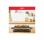 Raclette Tefal TEFAL INOX & DESIGN 3EN1 RE45A812