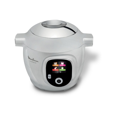 Mijoteur Moulinex Multicuiseur intelligent Cookeo Gris 80 recettes CE854B10