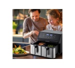 Friteuse sans huile Arthur Martin AirFryer Friteuse sans huile Double Cuve 9L AMPF9