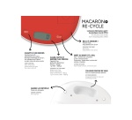 Balance de cuisine Terraillon MACARON+ RE-CYCLE ROUGE COQUELICOT