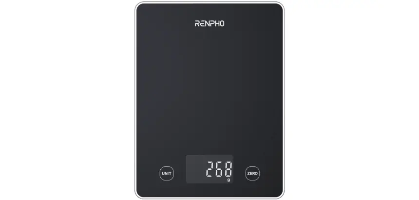 Balance de cuisine Renpho Calibra 1L T001 - Bluetooth -  Vitre noire