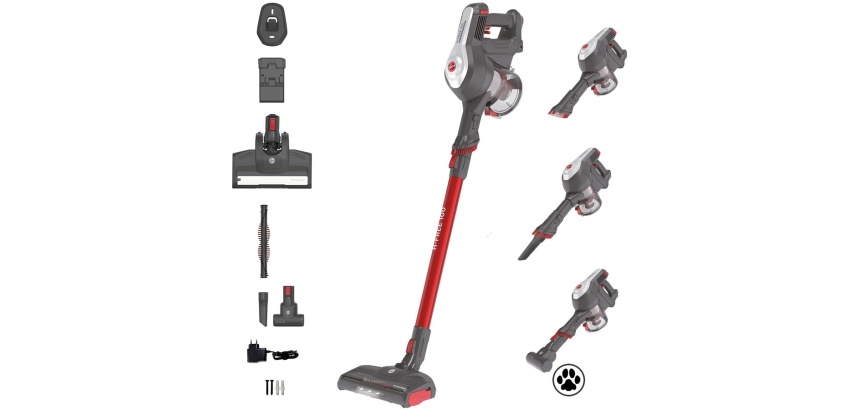 Aspirateur balai Hoover ASPIRATEUR SANS FIL MULTIFONCTION H-FREE 100 HF122GPT SUCEUR XL SPECIAL VOITURE