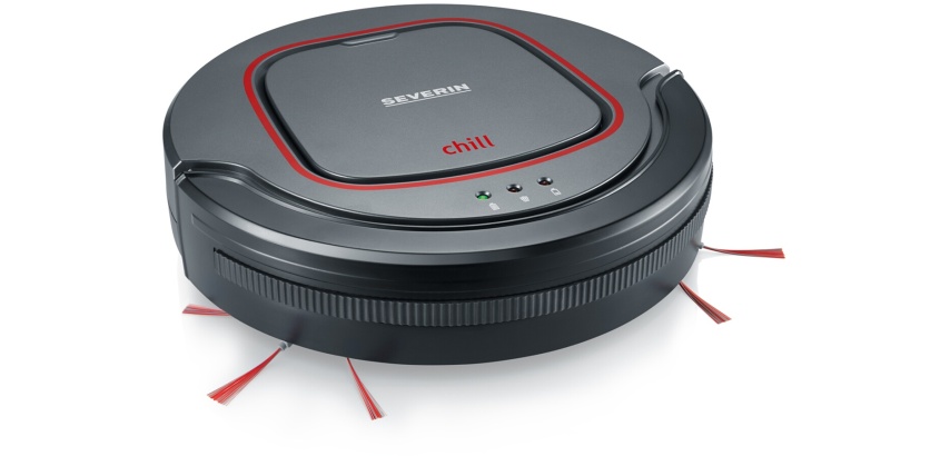 Aspirateur robot Chill RB 7025, noir/rouge