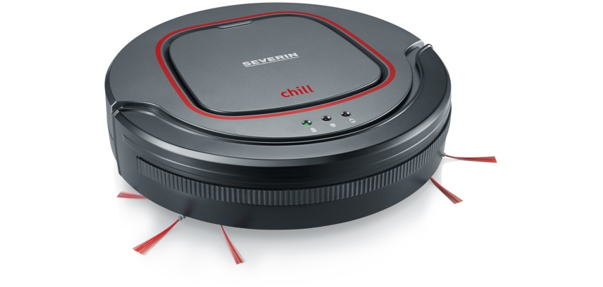 Aspirateur robot Chill RB 7025, noir/rouge