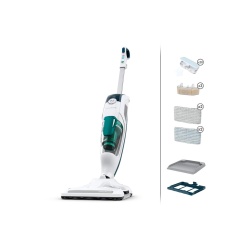 Aspirateur laveur Rowenta CLEAN & STEAM REVOLUTION BALAI VAPEUR 2-EN-1, RY7777WH