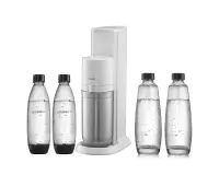 Machine à soda et eau gazeuse Sodastream DUO Blanche + 2 carafes + 2 bouteilles