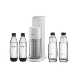 Machine à soda et eau gazeuse Sodastream DUO Blanche + 2 carafes + 2 bouteilles