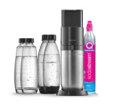 Machine à soda et eau gazeuse Sodastream DUO Noire + 2 carafes + 2 bouteilles